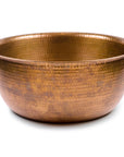 Hammered Copper Pedicure Bowl